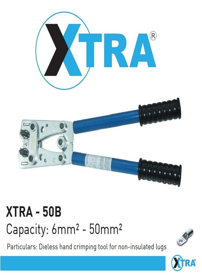 XTRA 50-B Mechanic Rotating Dies Crimping Hand Tool (6 to 50 Sq Mm) - Image 2